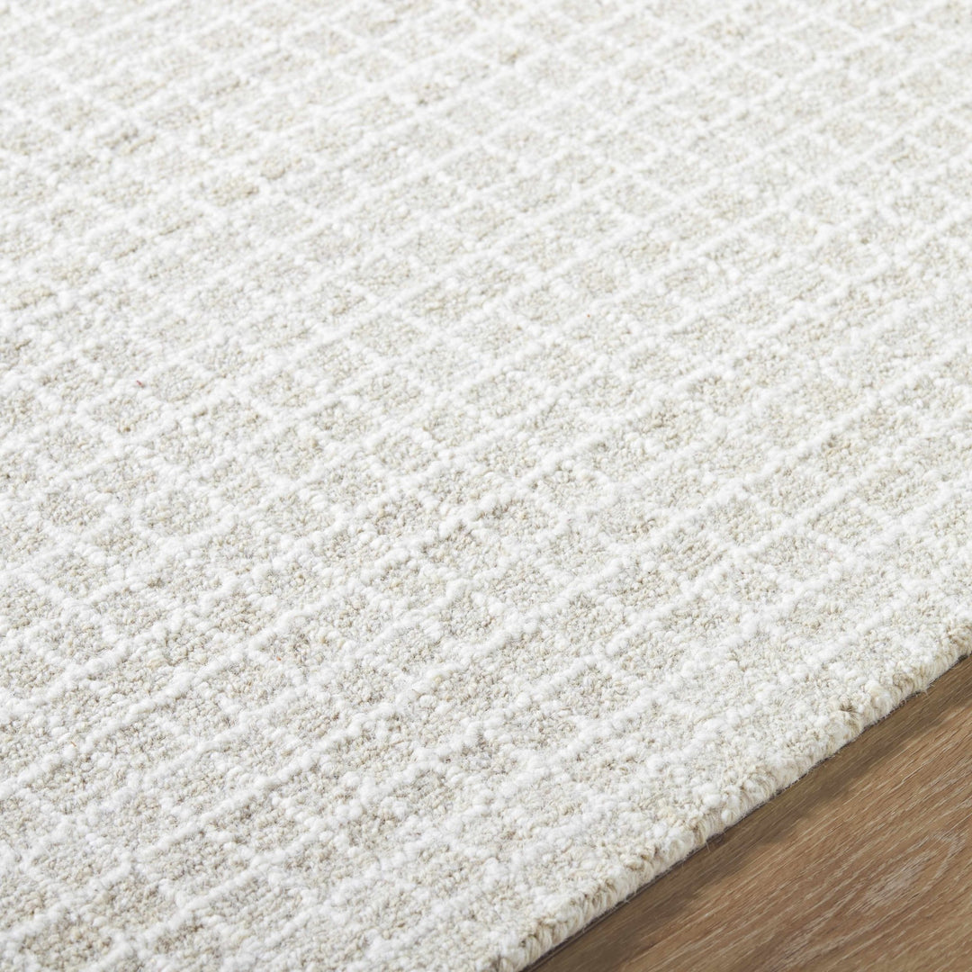 Anahid Modern Geometrical Ivory Hand Tufted Area Rug - The Rug Decor