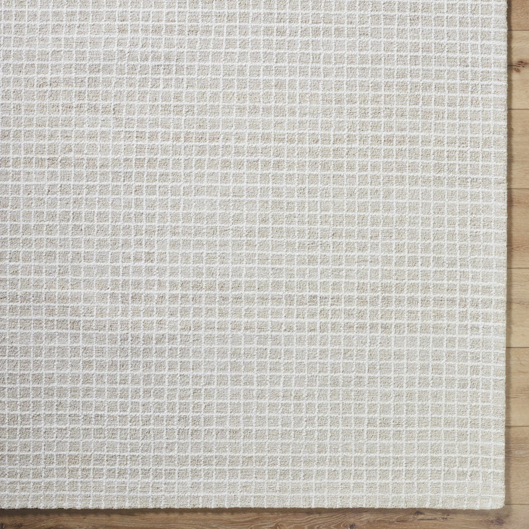 Anahid Modern Geometrical Ivory Hand Tufted Area Rug - The Rug Decor