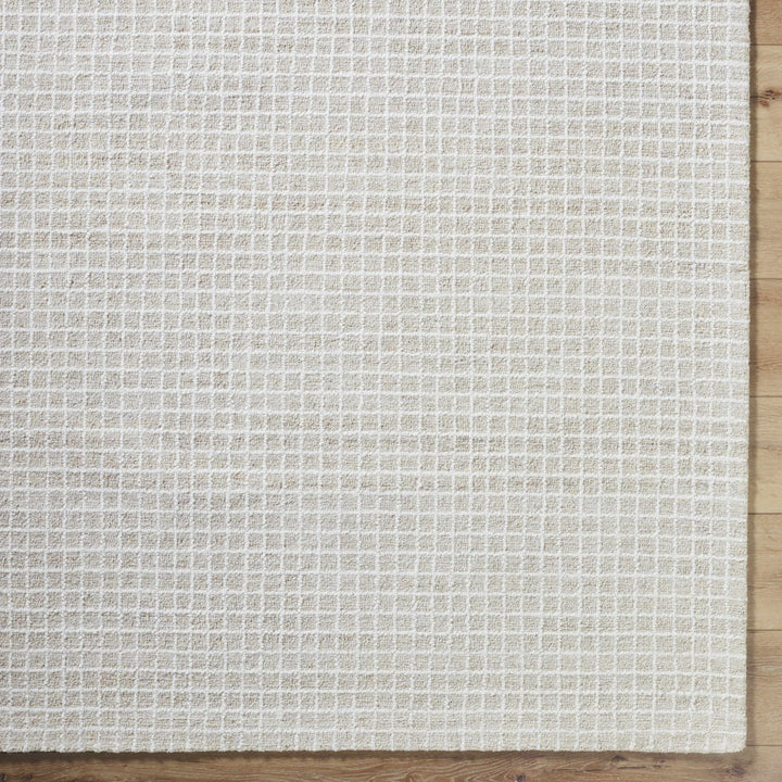 Anahid Modern Geometrical Ivory Hand Tufted Area Rug - The Rug Decor