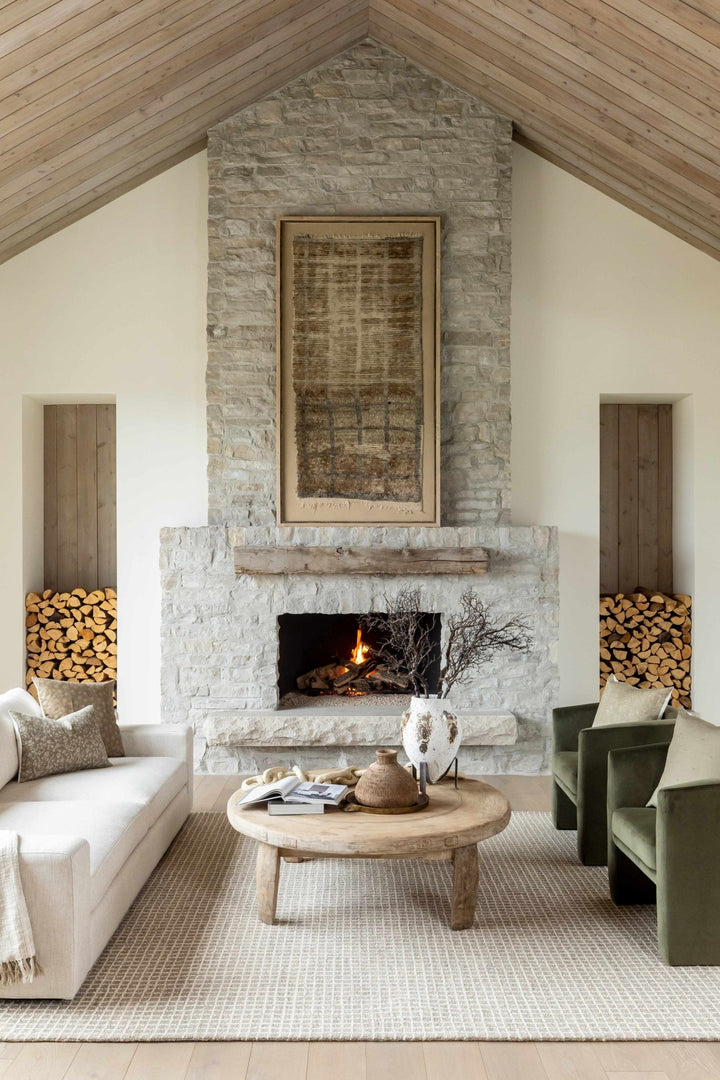 Anahid Modern Geometrical Ivory Hand Tufted Area Rug - The Rug Decor