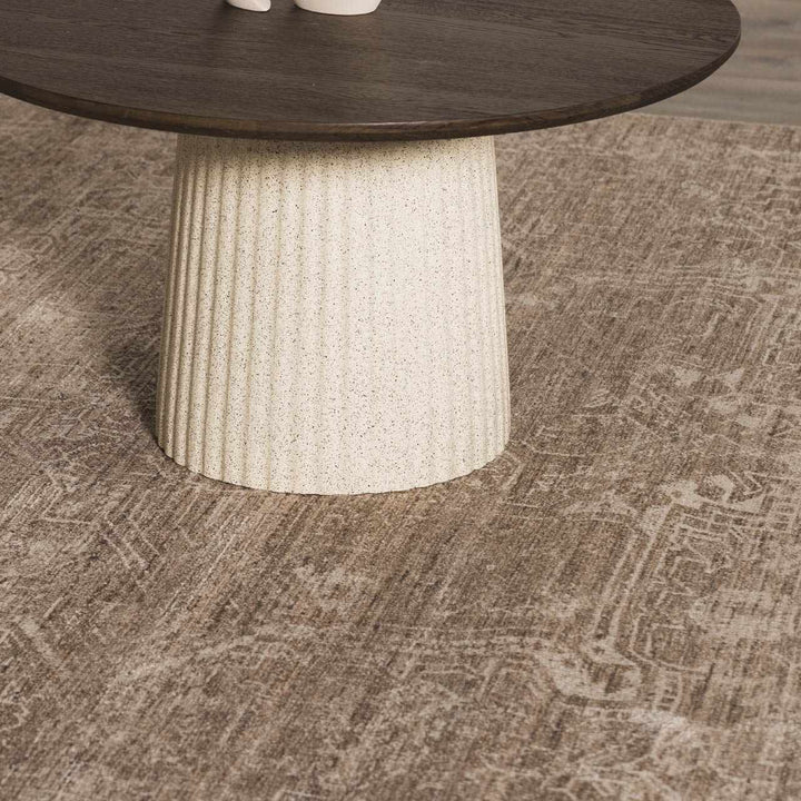 Anakin Traditional Style Brown And Ivory Area Rug - The Rug Decor