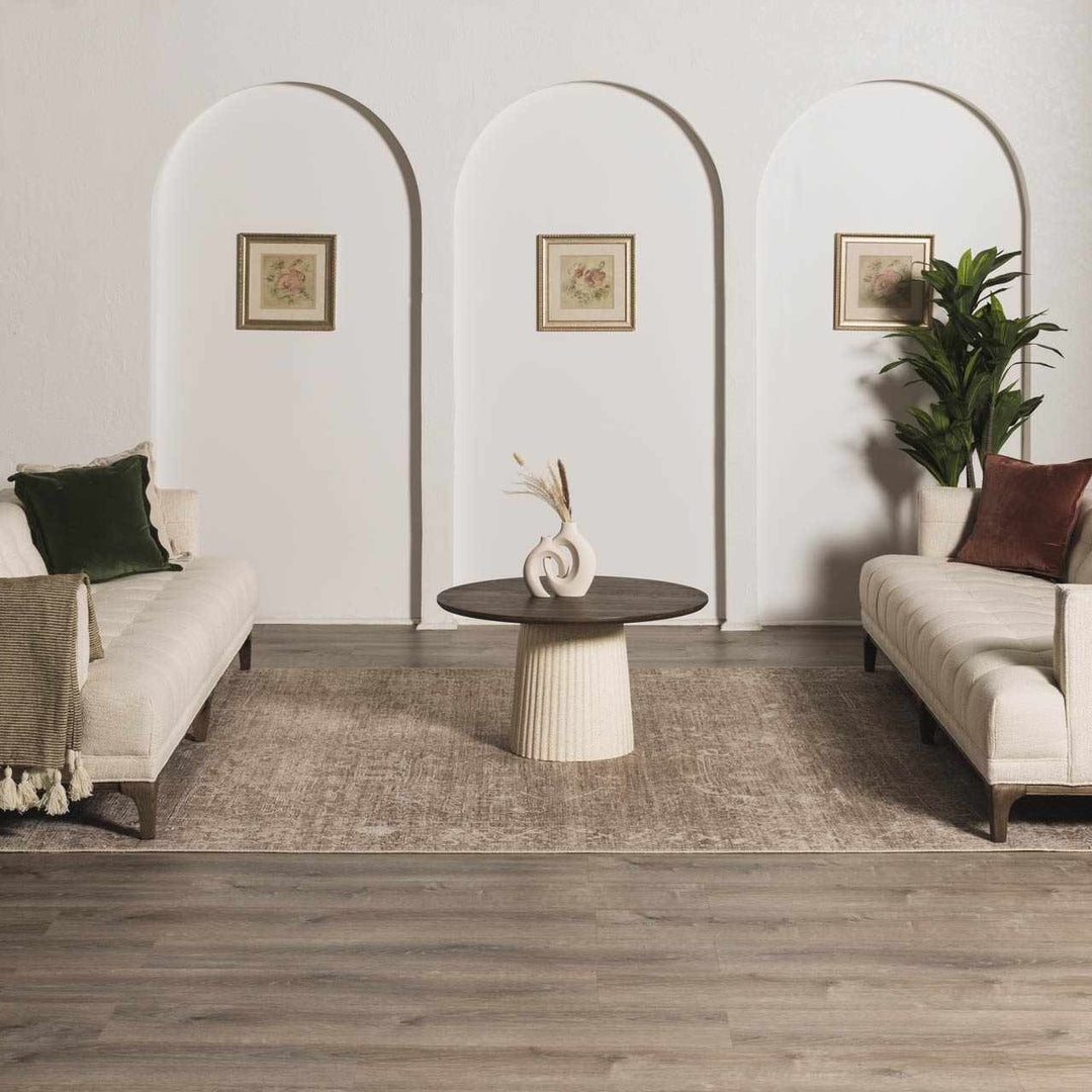 Anakin Traditional Style Brown And Ivory Area Rug - The Rug Decor