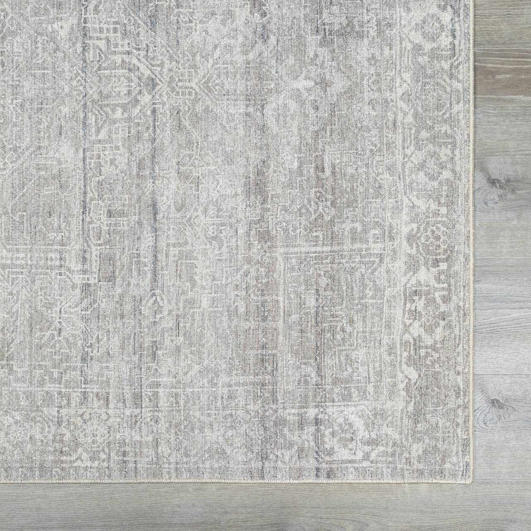 Anakin Traditional Style Gray And Silver Area Rug - The Rug Decor