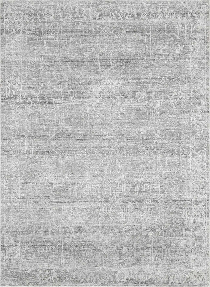 Anakin Traditional Style Gray And Silver Area Rug - The Rug Decor