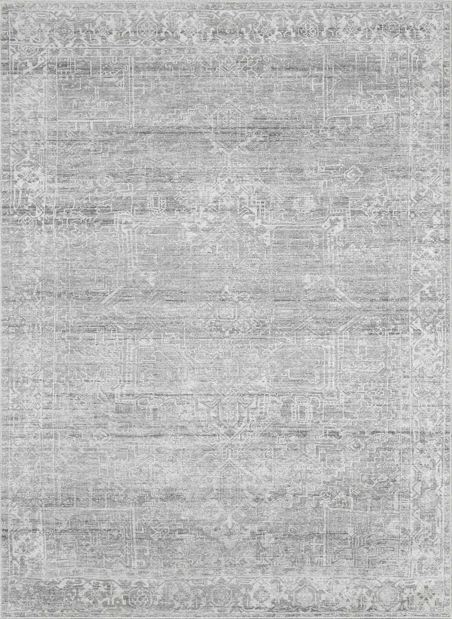 Anakin Traditional Style Gray And Silver Area Rug - The Rug Decor
