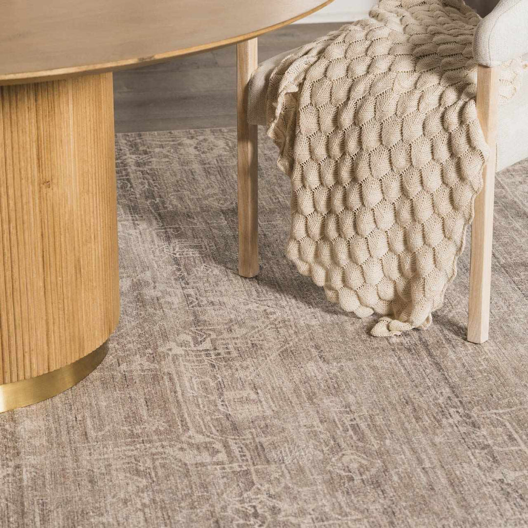 Anakin Traditional Style Gray And Silver Area Rug - The Rug Decor