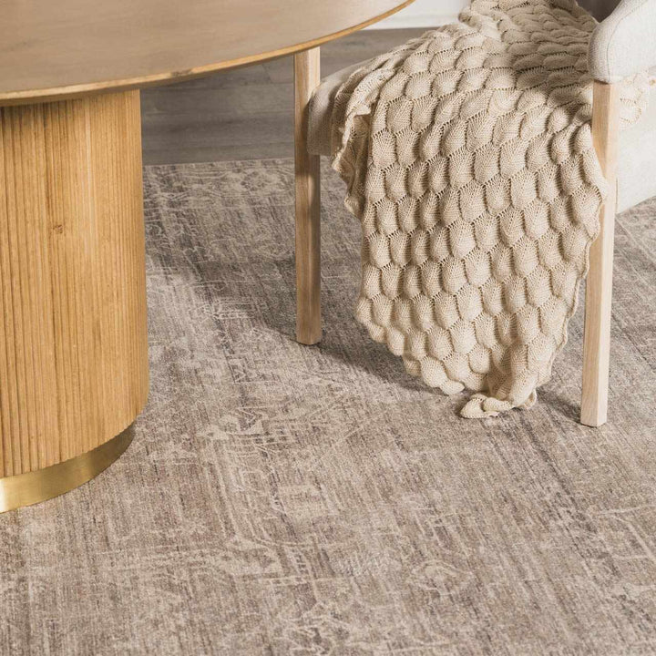 Anakin Traditional Style Gray And Silver Area Rug - The Rug Decor
