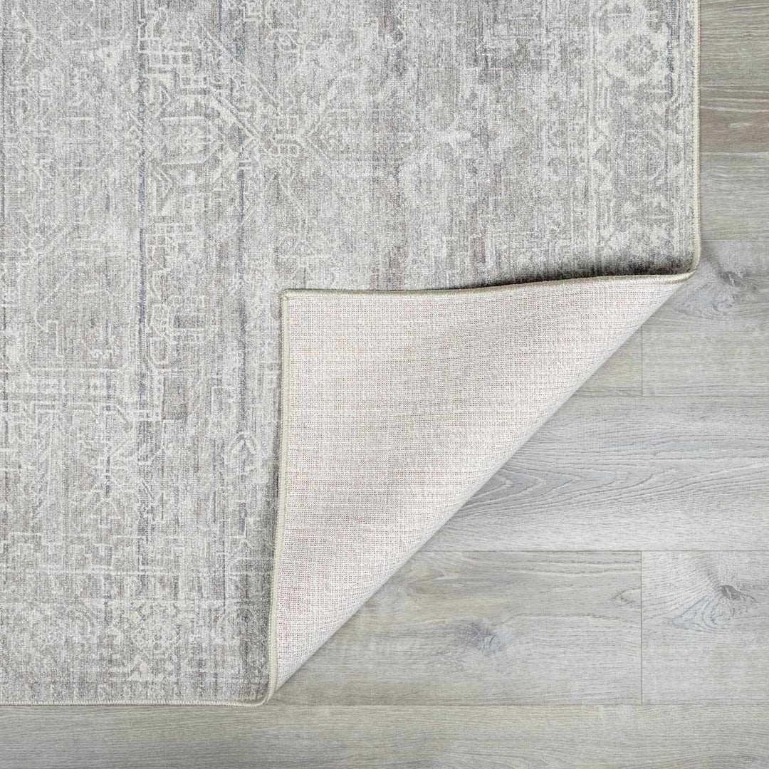 Anakin Traditional Style Gray And Silver Area Rug - The Rug Decor