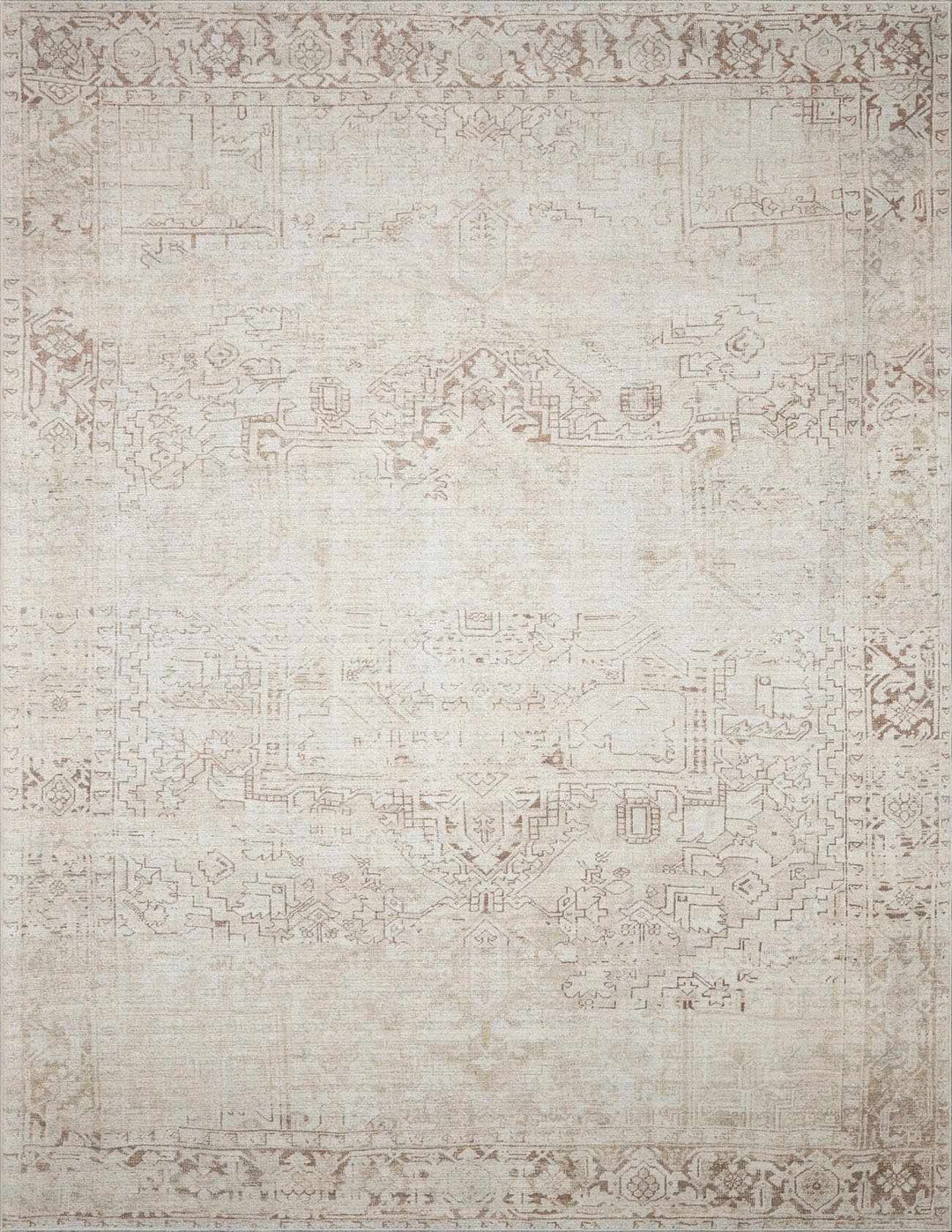 Anakin Traditional Style Ivory And Beige Area Rug - The Rug Decor