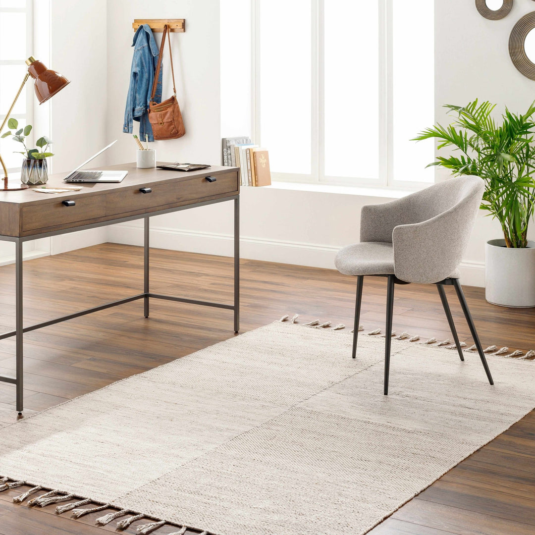 Anaya Contemporary Cream Hand Woven Area Rug - The Rug Decor