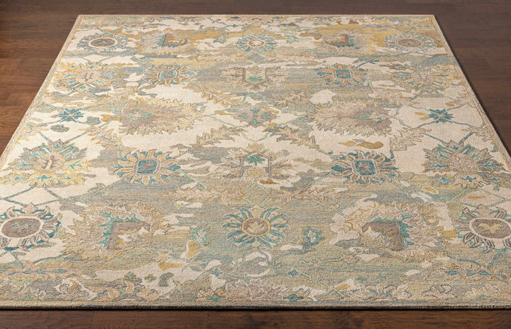 Ancho Traditional Style Brown And Gray Hand Tufted Wool Area Rug - The Rug Decor
