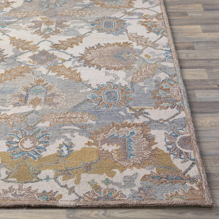 Ancho Traditional Style Brown And Gray Hand Tufted Wool Area Rug - The Rug Decor