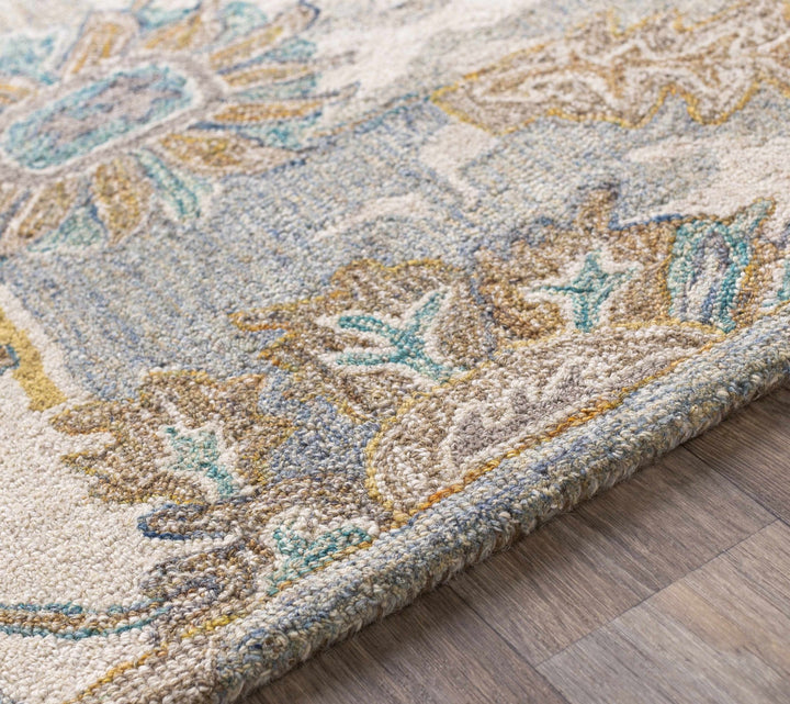 Ancho Traditional Style Brown And Gray Hand Tufted Wool Area Rug - The Rug Decor