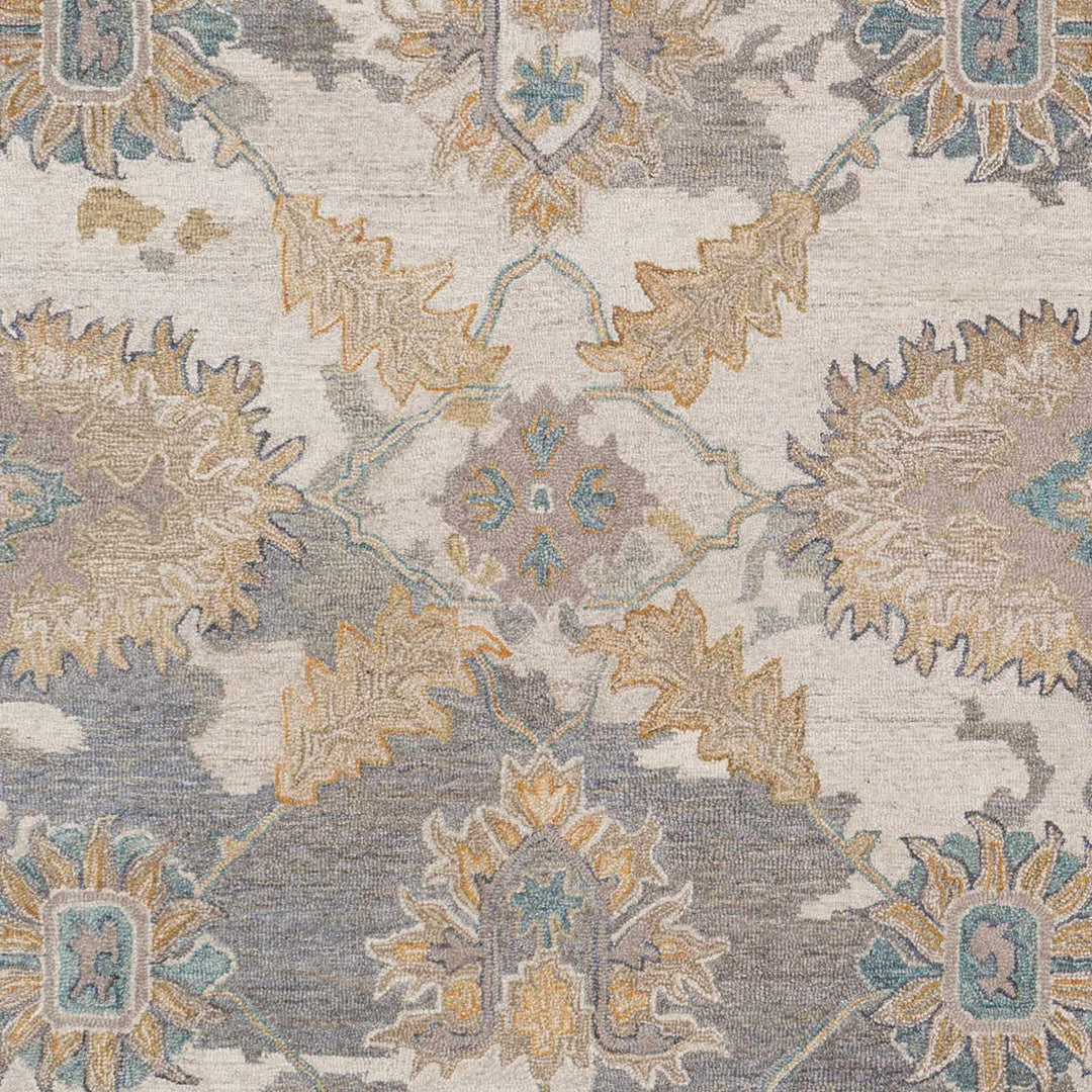Ancho Traditional Style Brown And Gray Hand Tufted Wool Area Rug - The Rug Decor