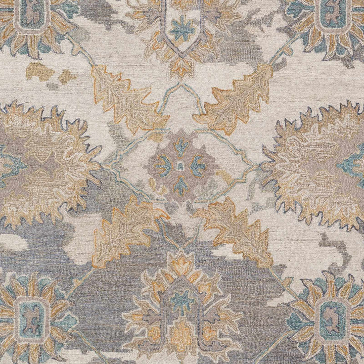 Ancho Traditional Style Brown And Gray Hand Tufted Wool Area Rug - The Rug Decor