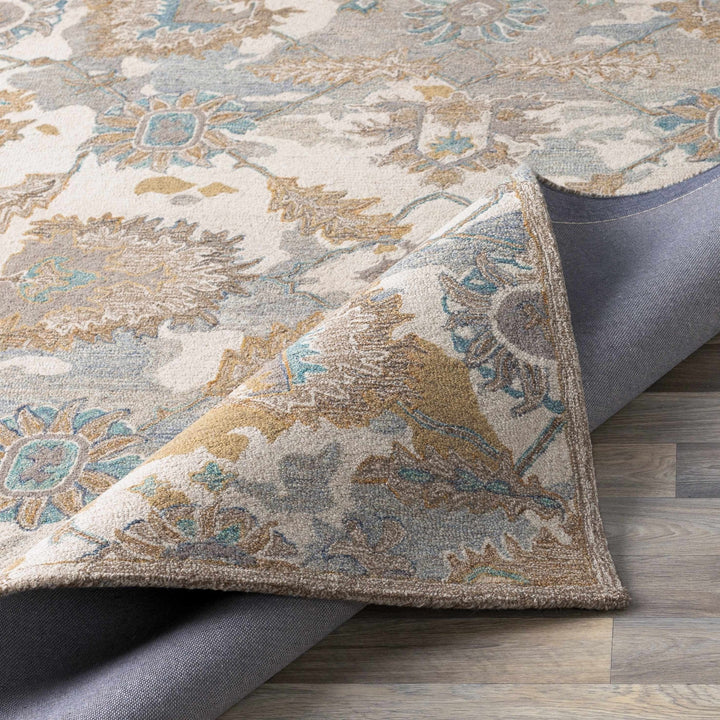 Ancho Traditional Style Brown And Gray Hand Tufted Wool Area Rug - The Rug Decor