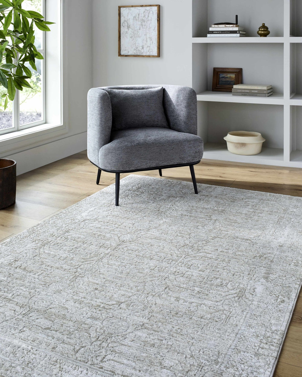 Anders Modern Style Gray Area Rug - The Rug Decor