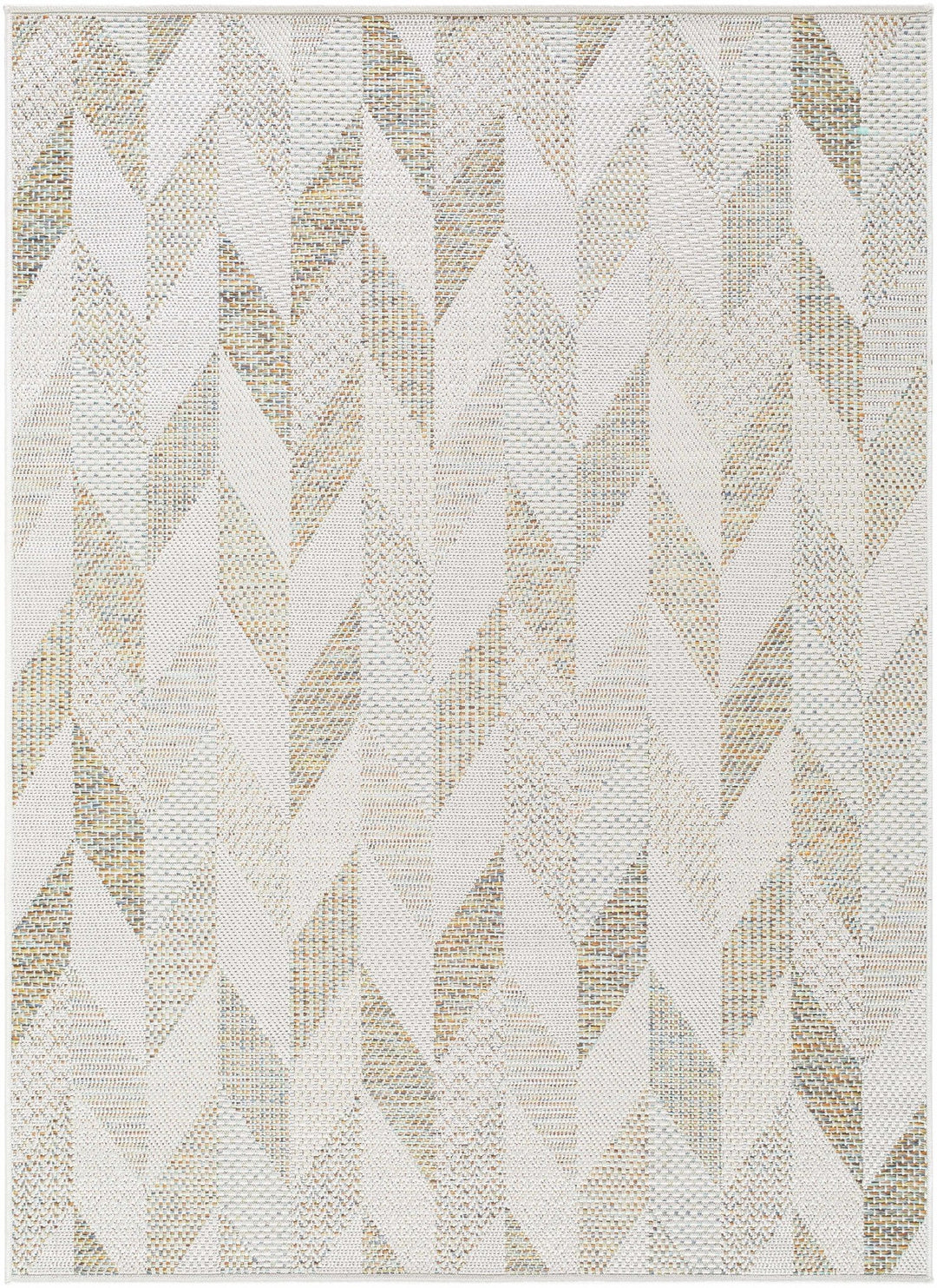 Andrea Contemporary Style Ivory Outdoor Area Rug - The Rug Decor