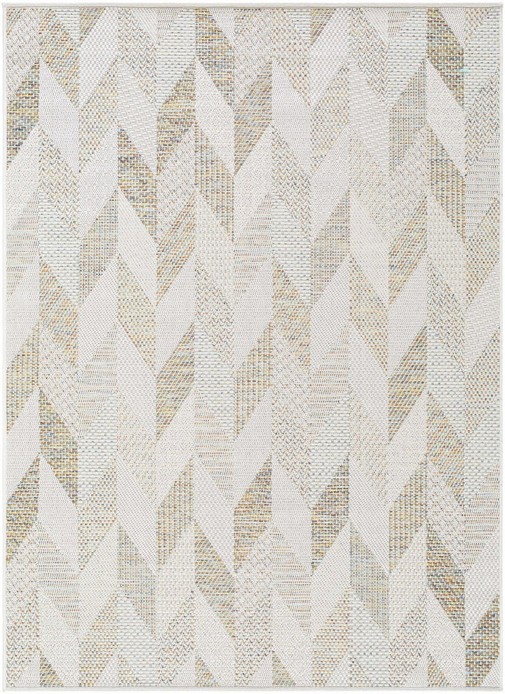 Andrea Contemporary Style Ivory Outdoor Area Rug - The Rug Decor