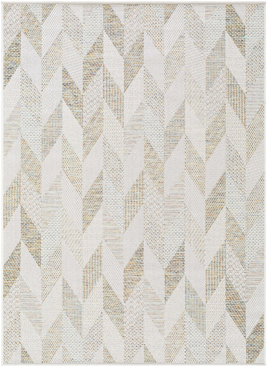 Andrea Contemporary Style Ivory Outdoor Area Rug - The Rug Decor