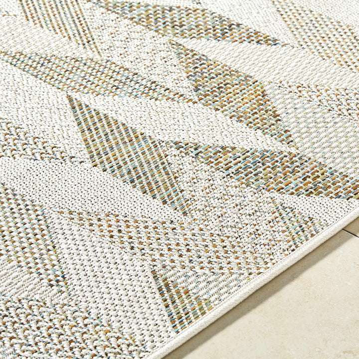 Andrea Contemporary Style Ivory Outdoor Area Rug - The Rug Decor