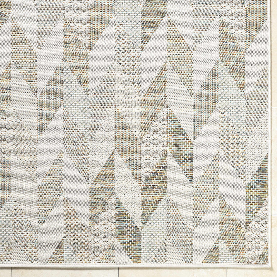 Andrea Contemporary Style Ivory Outdoor Area Rug - The Rug Decor