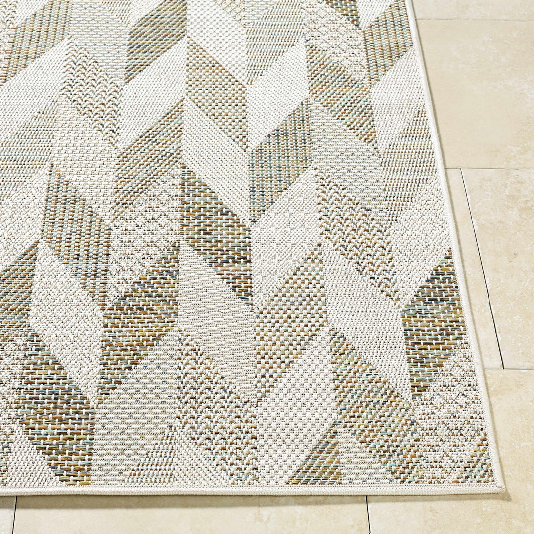 Andrea Contemporary Style Ivory Outdoor Area Rug - The Rug Decor