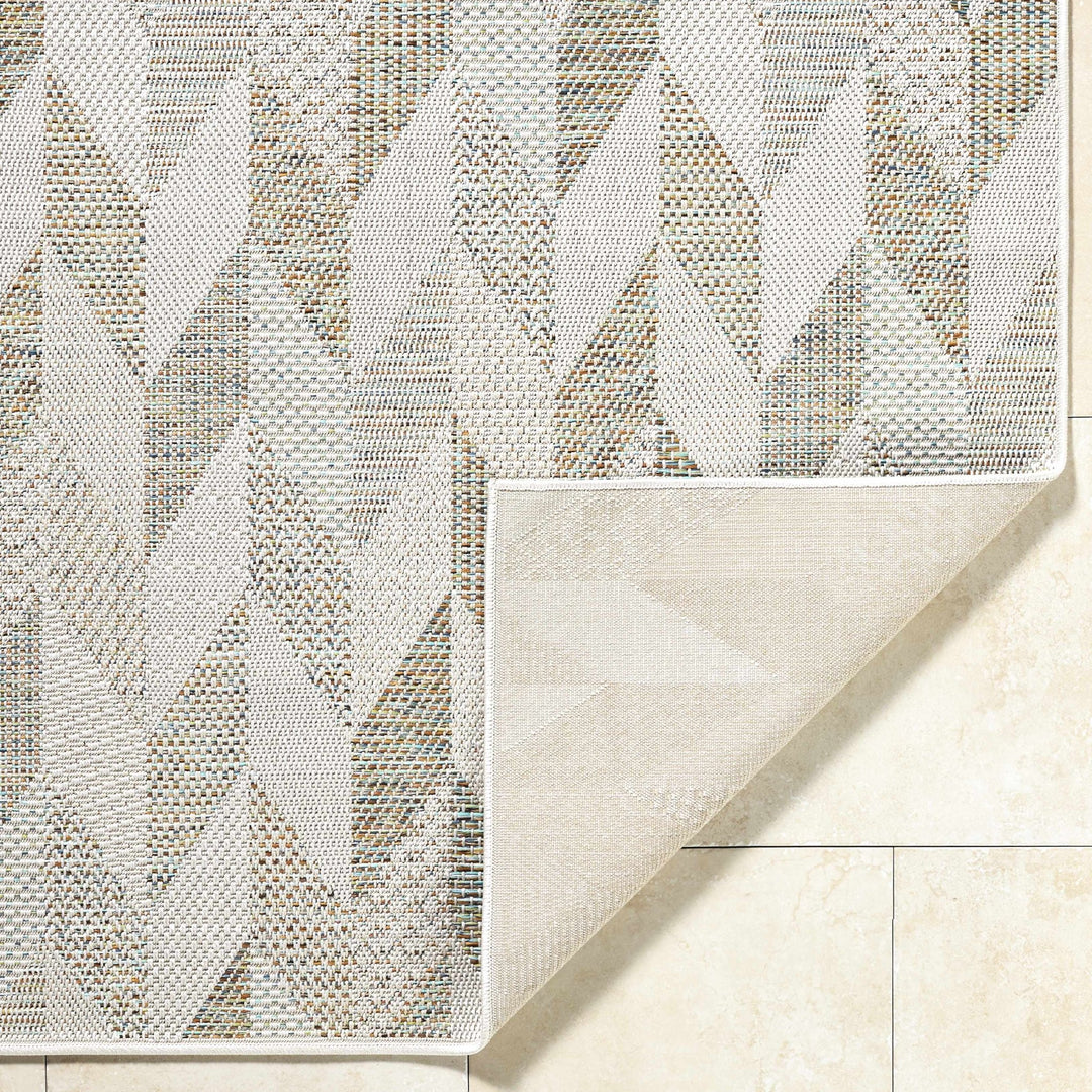 Andrea Contemporary Style Ivory Outdoor Area Rug - The Rug Decor