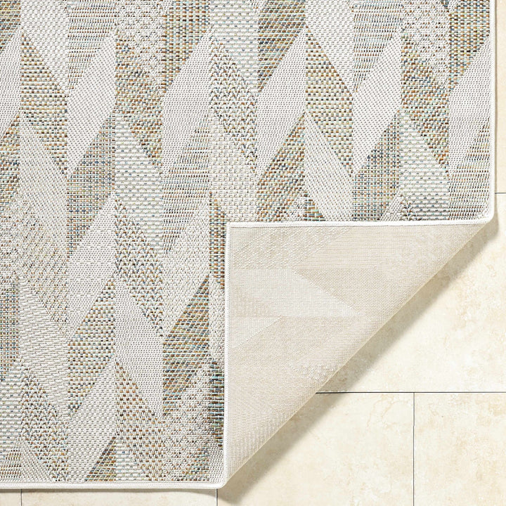 Andrea Contemporary Style Ivory Outdoor Area Rug - The Rug Decor