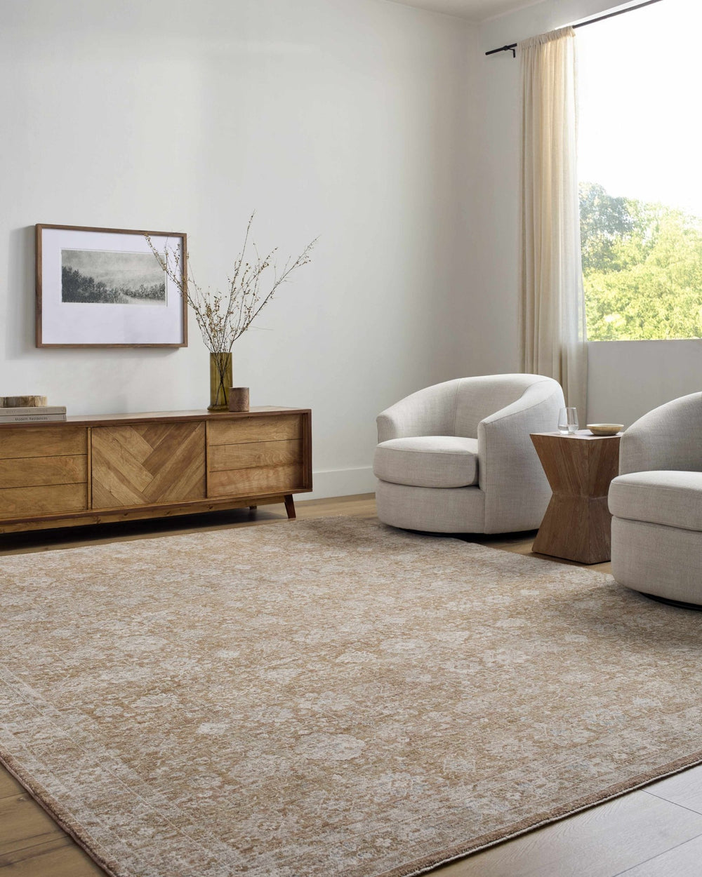 Andres Traditional Camel And Tan Rug - The Rug Decor