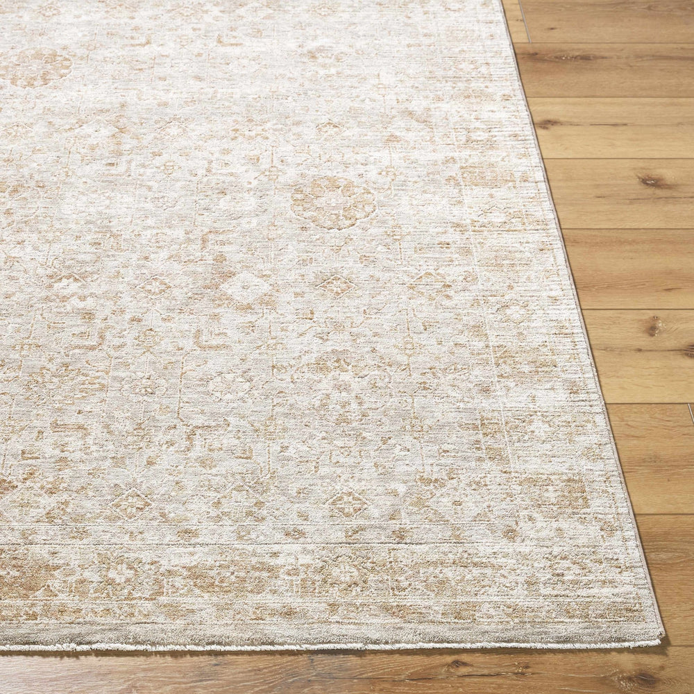 Andres Traditional Style Tan And Cream Area Rug - The Rug Decor