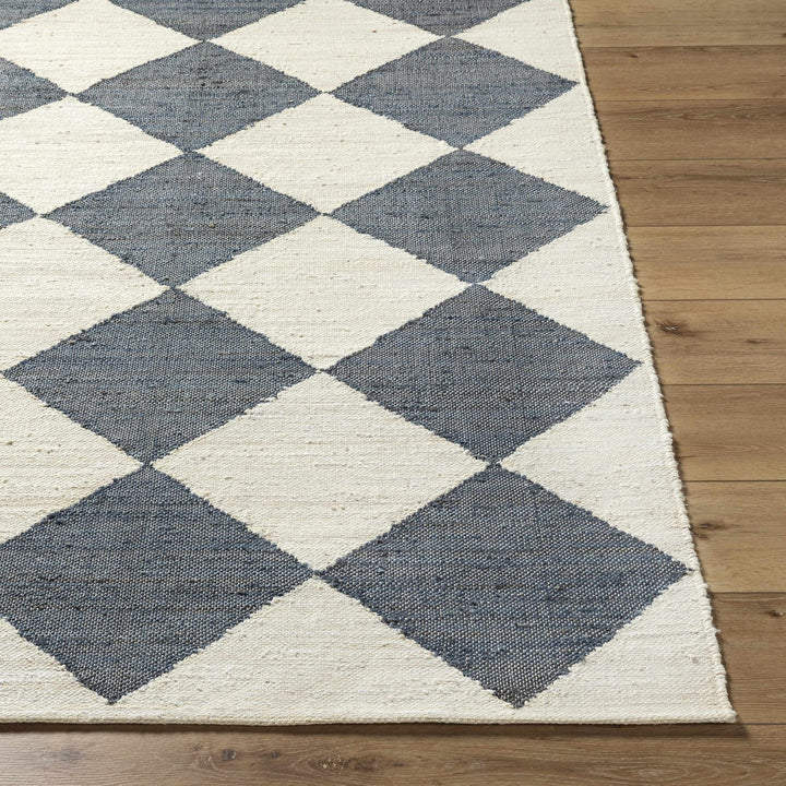 Andrin Modern Gray And Ivory Geometrical Rug - The Rug Decor
