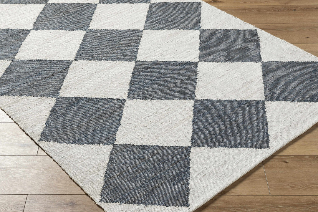 Andrin Modern Gray And Ivory Geometrical Rug - The Rug Decor