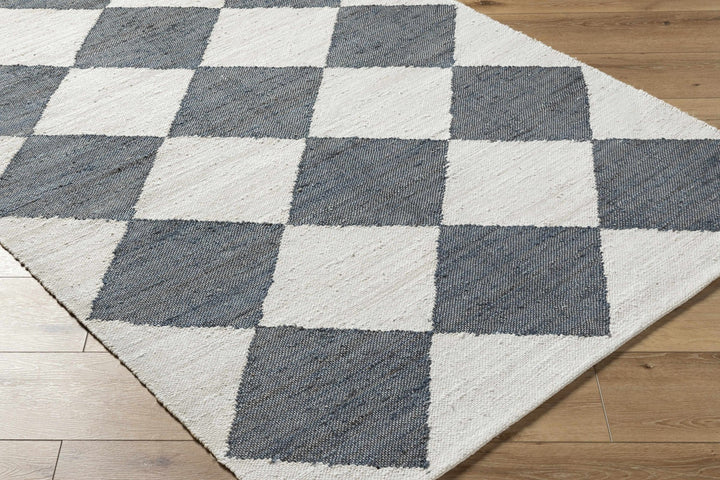 Andrin Modern Gray And Ivory Geometrical Rug - The Rug Decor