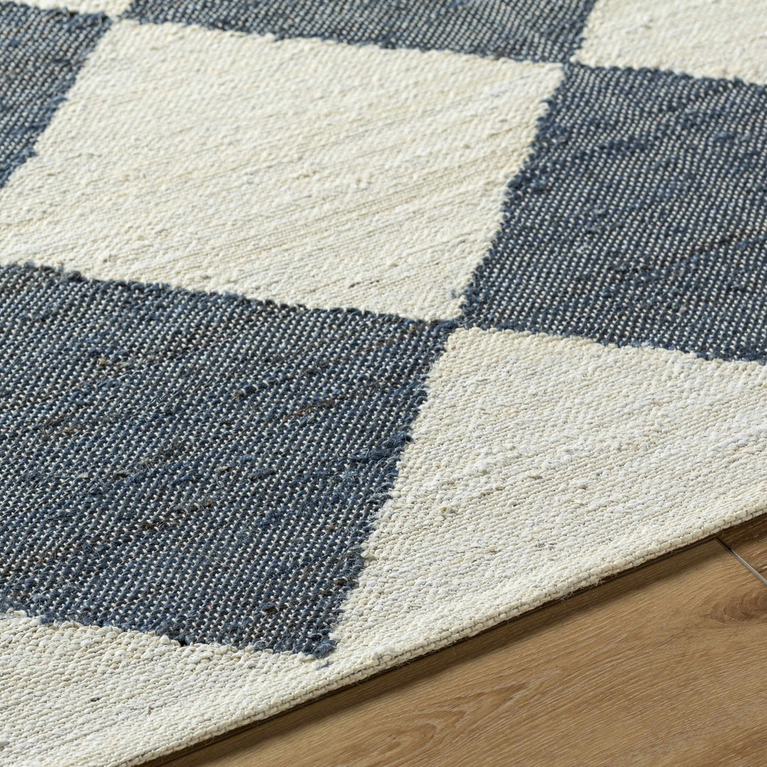 Andrin Modern Gray And Ivory Geometrical Rug - The Rug Decor