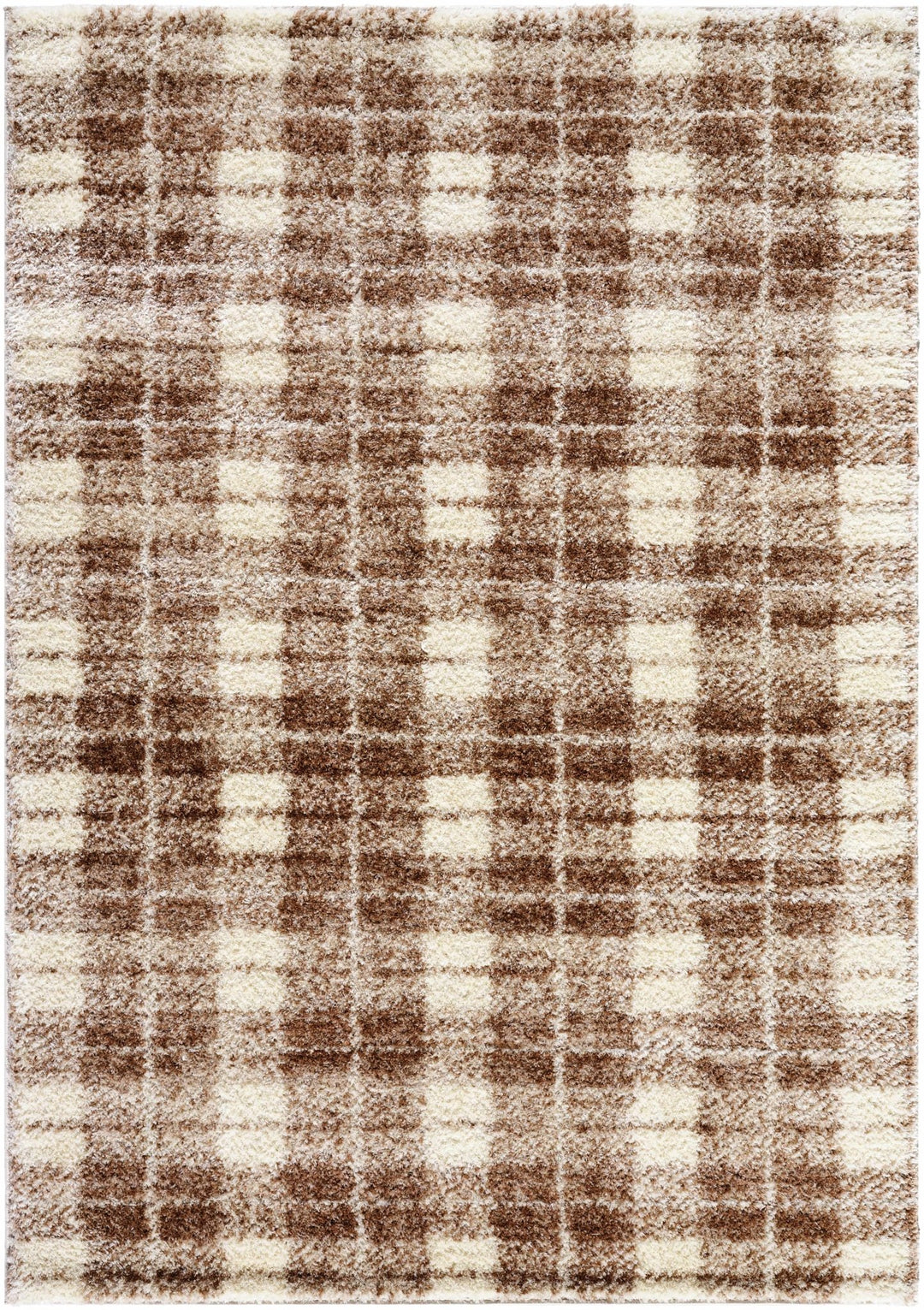 Anfisa Beige Luxe Shag Area Rug - The Rug Decor