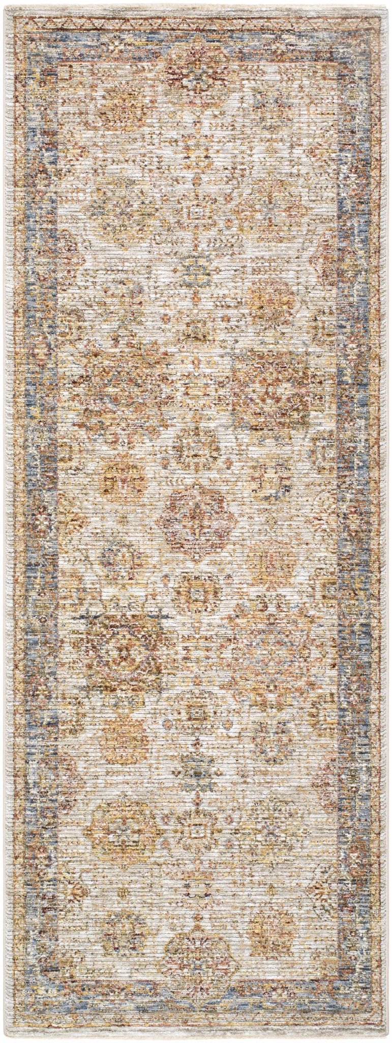 Ange Traditional Style Tan & Rust Area Rug - The Rug Decor