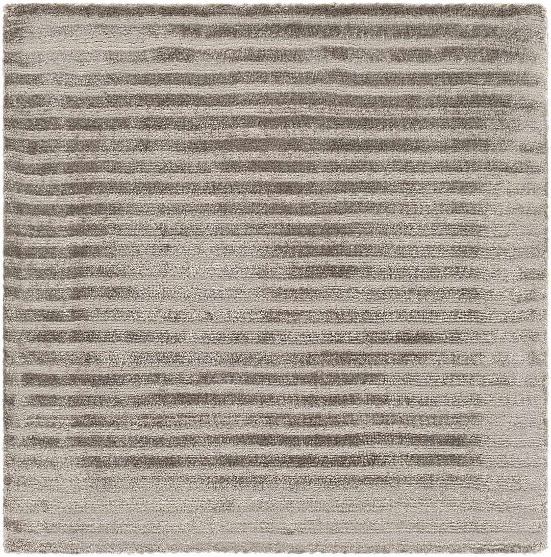 Angie Modern Abstract Taupe Hand Loomed Area Rug