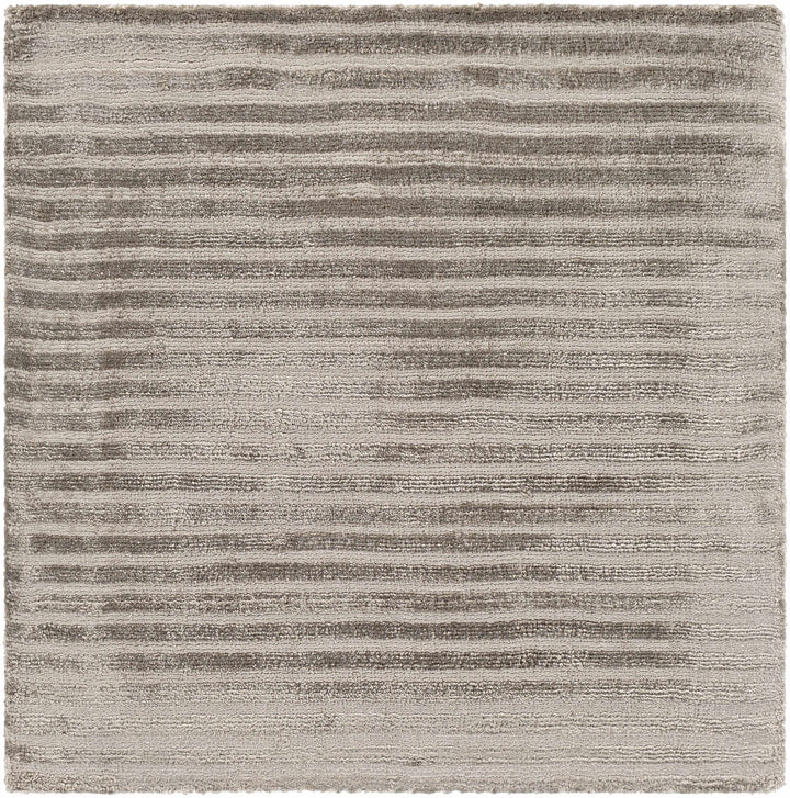 Angie Modern Abstract Taupe Hand Loomed Area Rug