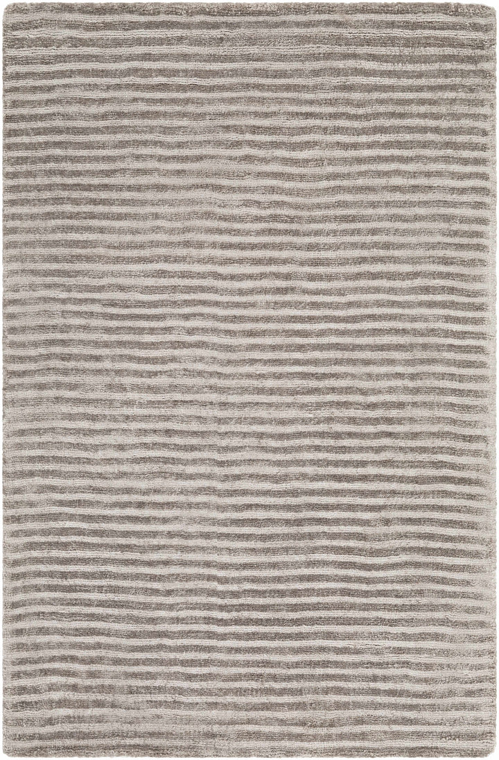 Angie Modern Abstract Taupe Hand Loomed Area Rug