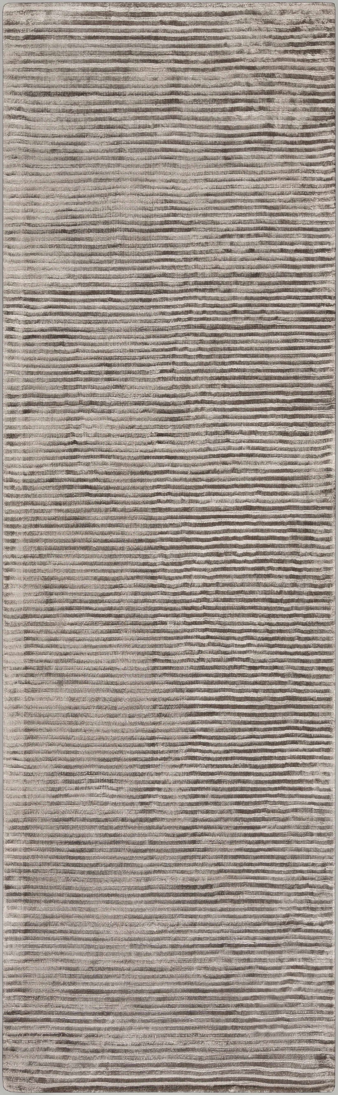 Angie Modern Abstract Taupe Hand Loomed Area Rug