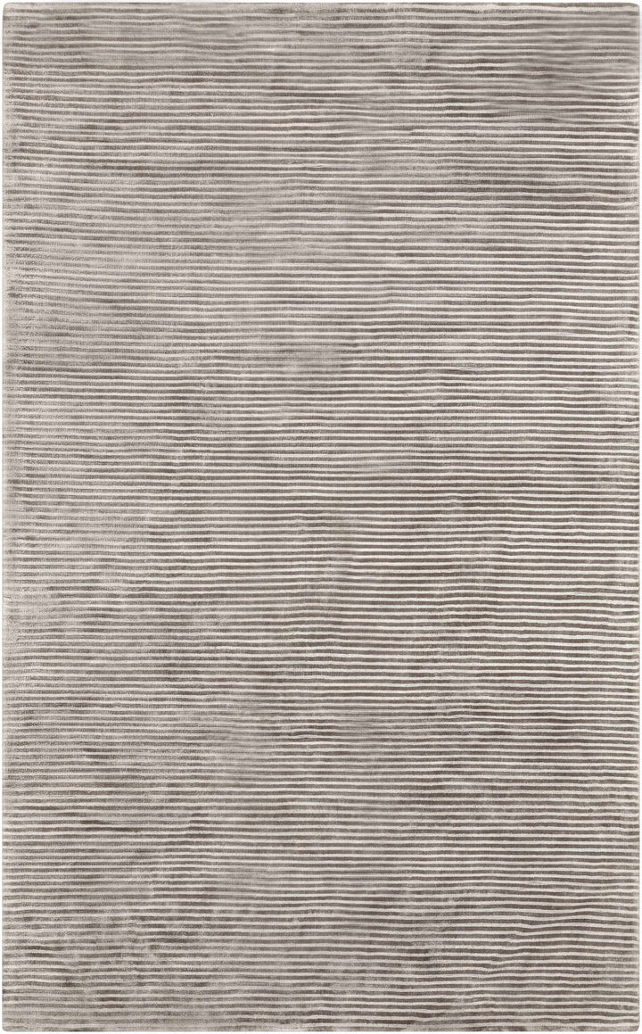 Angie Modern Abstract Taupe Hand Loomed Area Rug