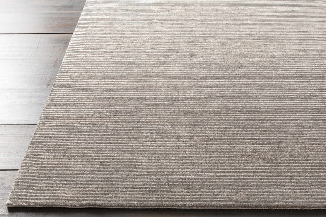 Angie Modern Abstract Taupe Hand Loomed Area Rug