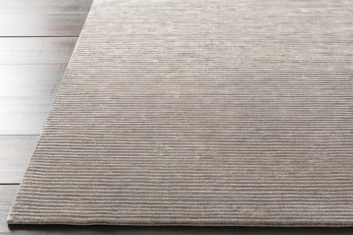 Angie Modern Abstract Taupe Hand Loomed Area Rug
