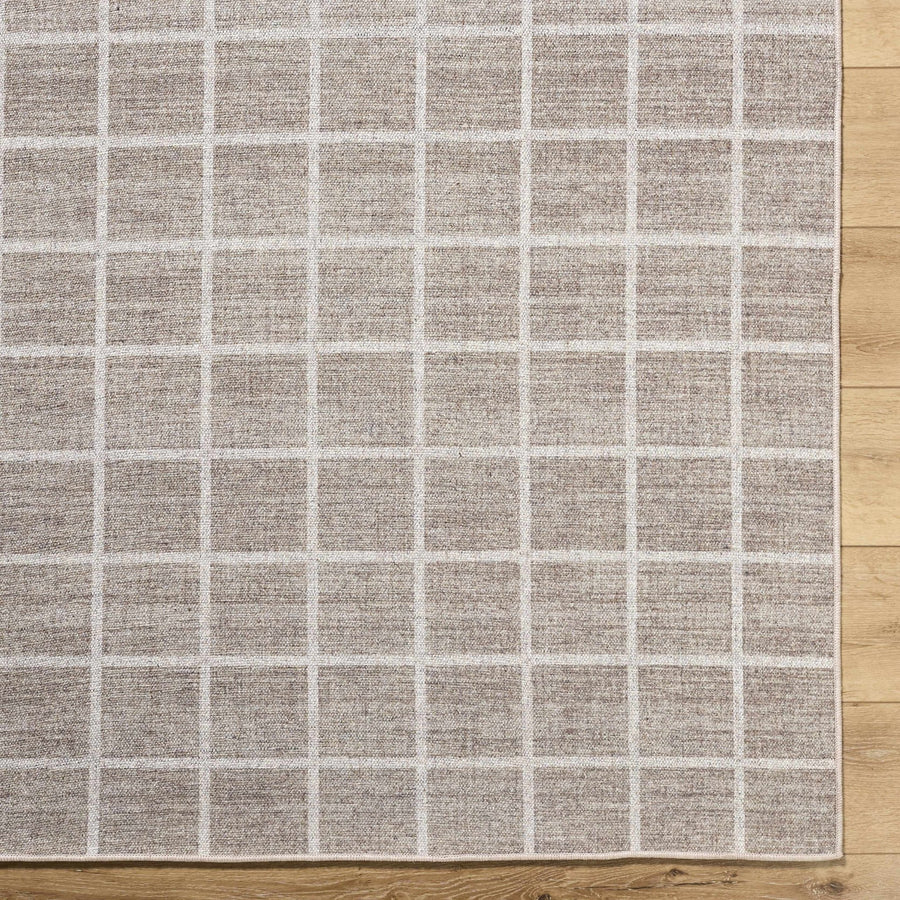 Anicet Modern Geometrical Beige Wool Area Rug - The Rug Decor