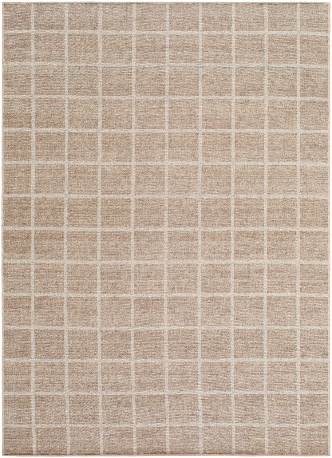 Anicet Modern Geometrical Beige Wool Area Rug - The Rug Decor