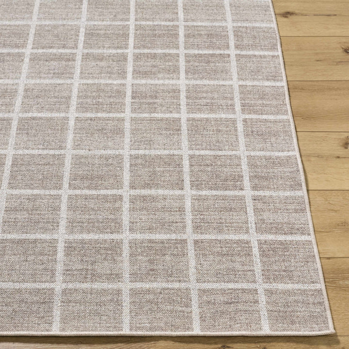 Anicet Modern Geometrical Beige Wool Area Rug - The Rug Decor