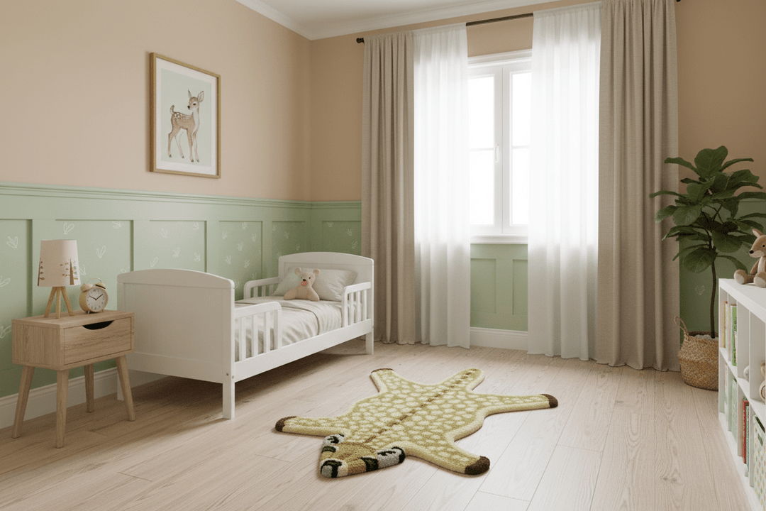 Animal Giraffe Brown Hand Tufted 2x3 Wool Area Rug - The Rug Decor