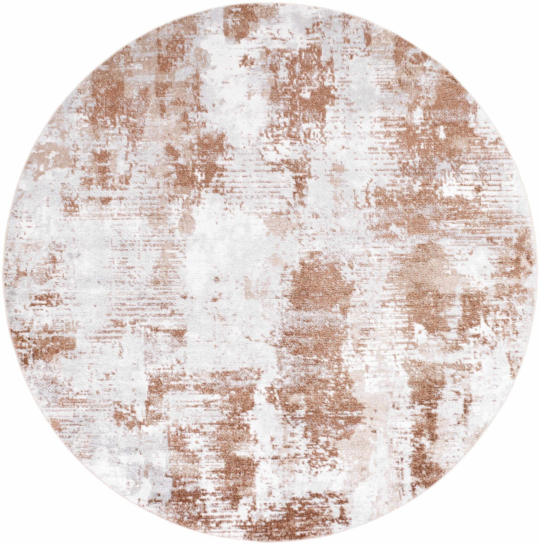 Anitra Modern Abstract Brown Washable Area Rug - The Rug Decor