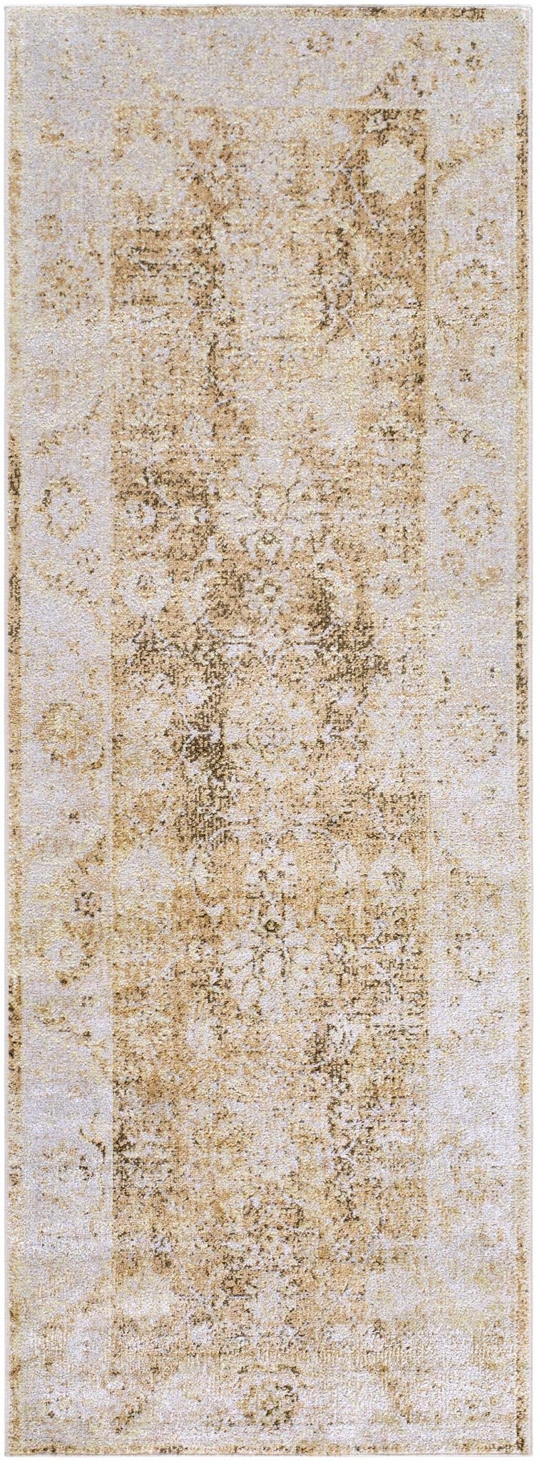 Aniyah Traditional Beige And Brown Washable Rug - The Rug Decor